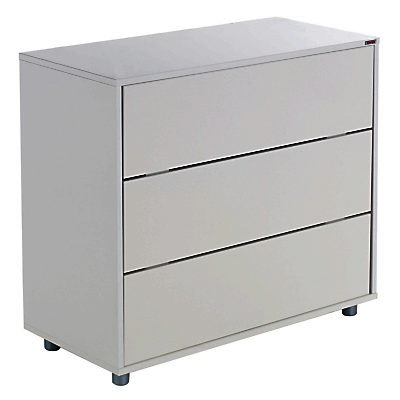 Stompa Uno S Plus 3 Drawer Chest, White Stompa Uno S Plus 3 Drawer Chest, White